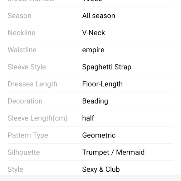 Blue, Geometric Print, Strapless,  Sleeveless, Beaded,   Contrast Sequin… - Picture 14 of 16